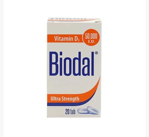 Biodal 50,000 IU 20 Tablets