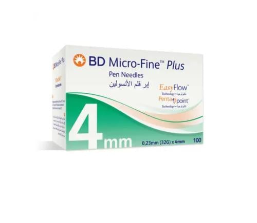 بي دي ميكروفاين ابر قلم الانسولين 5 مم 100 قطعة