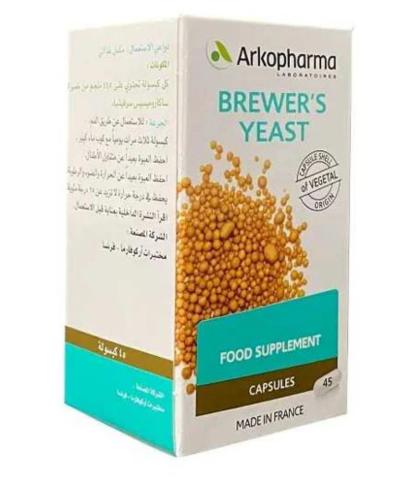 اركوفارم خميرة البيرة 445 مجم 45 كبسولة