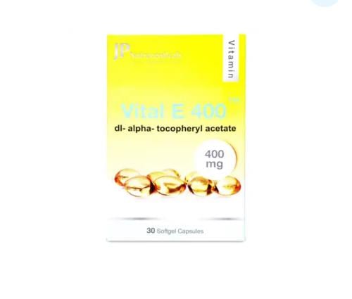 جي بي فيتال فيتامين ه 400 مجم 30 كبسوله