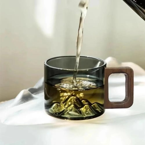 كوب شاي زجاجي عالي البورسليكات