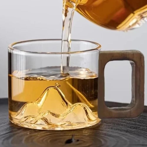 كوب شاي زجاجي عالي البورسليكات