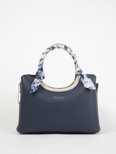 شنطة نسائية أنيقة باللون الأزرق