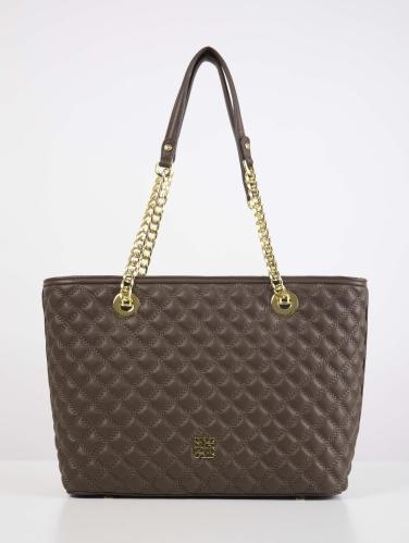 شنطة نسائية جلد باللون الكوفي