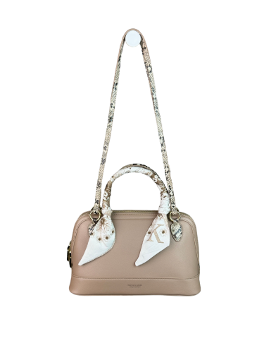 شنطة نسائية حجم متوسط بلون كاكي