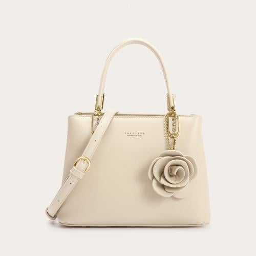 شنطة نسائية أنيقة باللون البيج