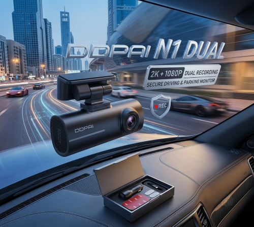 كاميرا السيارات المزدوجة DDPAI N1 Dual