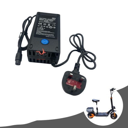 شاحن سريع 48V 2A لسكوتر كهربائي الشبح