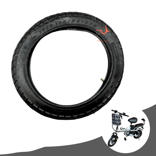 كفر + لاستك مقاس 16 لدراجة كهربائية مقاس 16