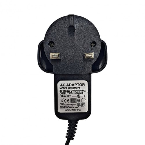 شاحن 6V 700MA لدبابات وسيارات الأطفال الكهربائية