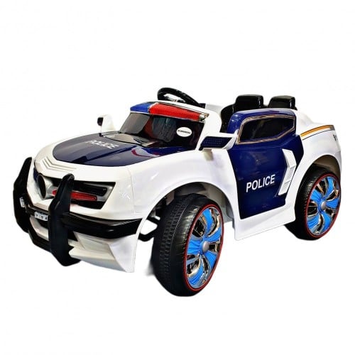 سيارة أطفال كهربائية شرطة 12V بمحركين بعزم 2000RBM