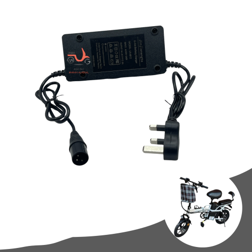شاحن دائري 48 فولت لدراجة كهربائية مقاس 16