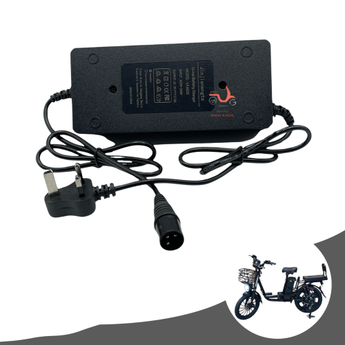 شاحن دائري سريع 60 فولت لدراجة كهربائية مقاس 20 كف...