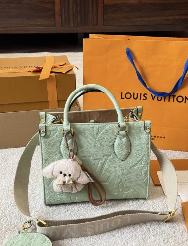 شنطة ( اخضر نعناع )LV onthego bag