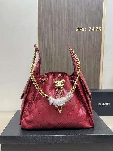 شانيل ( احمر ) Chanel bag size 34cm