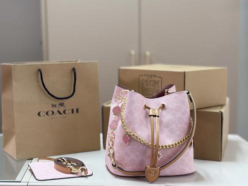 حقيبة كوتش ( وردي ) Coach Rowan bag