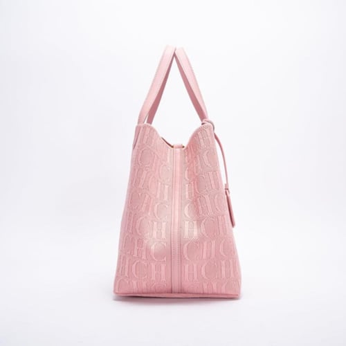 شنط CH وردي قماش