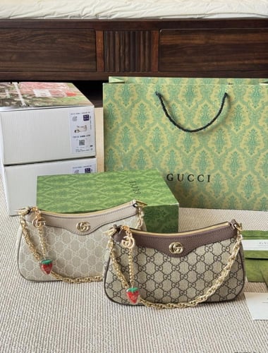 قوتشي ( بني ) Gucci Ophidia Bag
