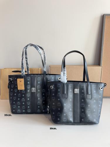 حقيبة ام سي ام ( اسود ) MCM Visetos bag