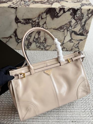 شنطة برادا (بيج ) Prada Soft Lux bag