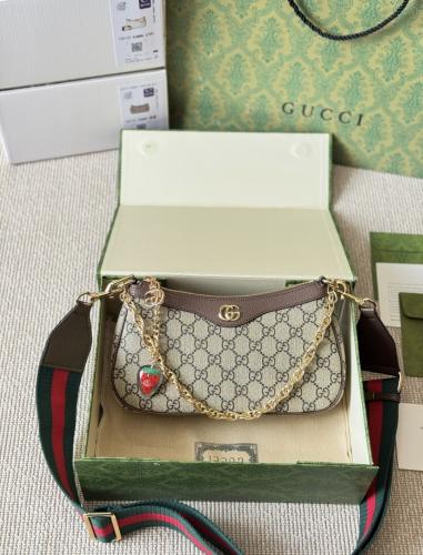 قوتشي ( بني ) Gucci Ophidia Bag