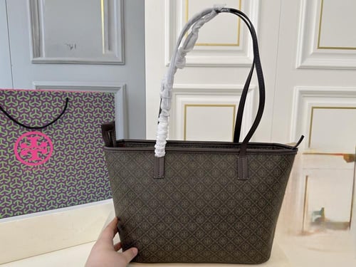 شنطة توري بورش ( بني ) TB tote bag