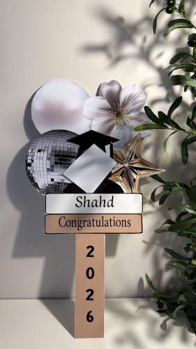 Graduation plaque