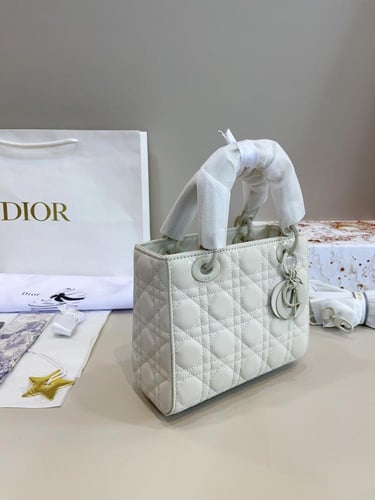 شنط ديور ( اوف وايت مطفي ) Dior bag