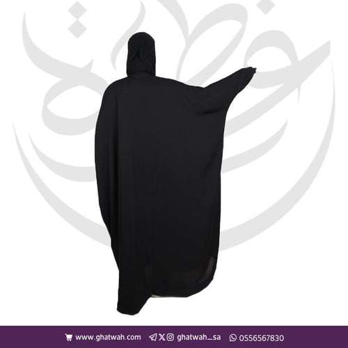 عباية كتف واعم زرار من الأمام