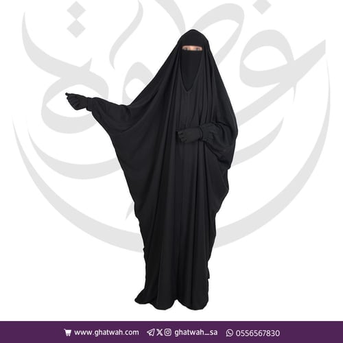 عباية راس مغاط4سم زرار من الأمام