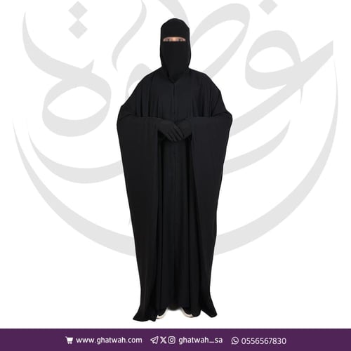عباية كتف بشت زرار من الأمام