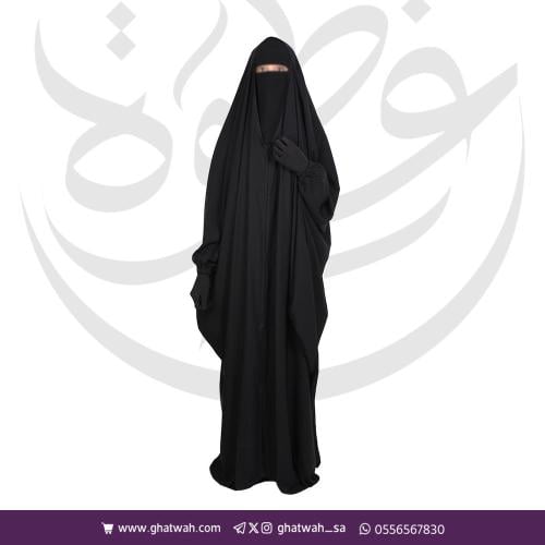 عباية راس الندى مغاط2سم زرار من الأمام