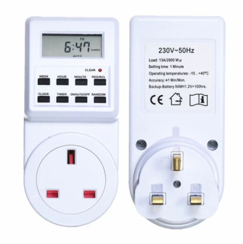 تايمر رذاذ فيش ثلاثي 220V-3000W-13A