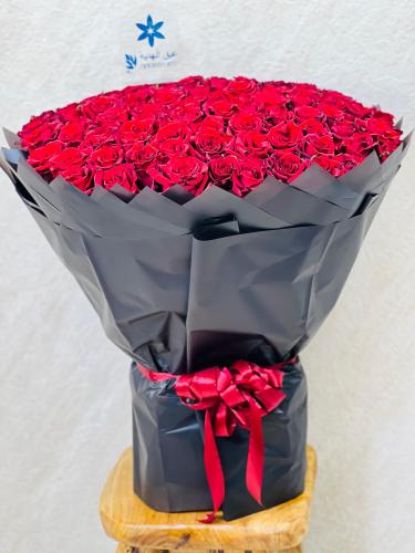 باقة ورد احمر