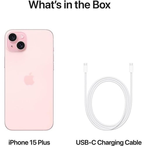 ابل - ايفون 15 بلس وردي