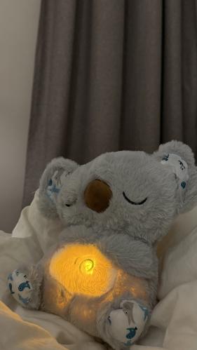 Koala teddy bear with breathing function + battery