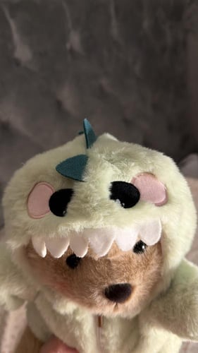 دبدوب البيجامة ديناصور اخضر