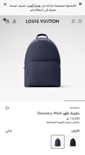 حقيبة ظهر لويس فيتون ( Discovery Work )