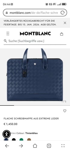 حقيبة أعمال لاب توب مونت بلانك