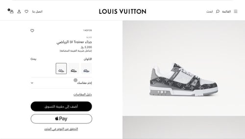 شوز لويس فيتون كاجوال