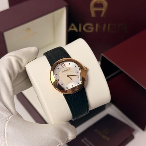 ساعة ماركة أقنر ( جلد ) روز