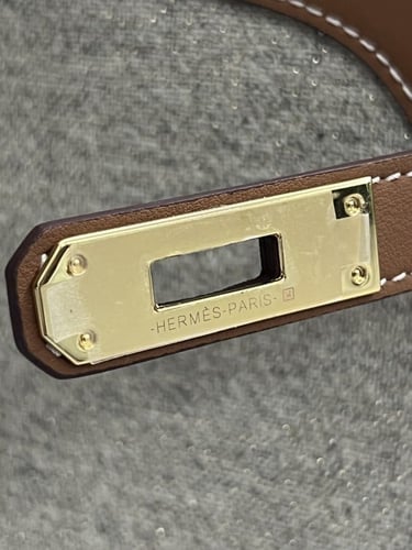 حقيبة هرمز ماستر جلد وقماش