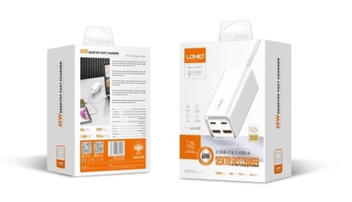 لدينو منصة شحن 65W Multi-ports Desktop Charging St...