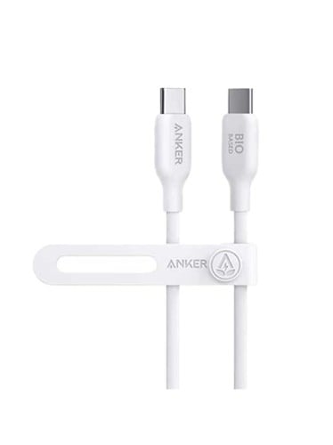 كيبل أنكر 0.9م شحن 140 وات أبيض Anker 544 USB-C to...