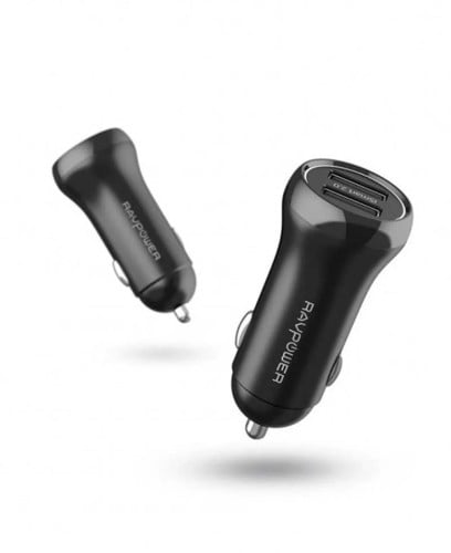 شاحن سيارة مدخلين يو اس بي ravpower prime17w 2-por...