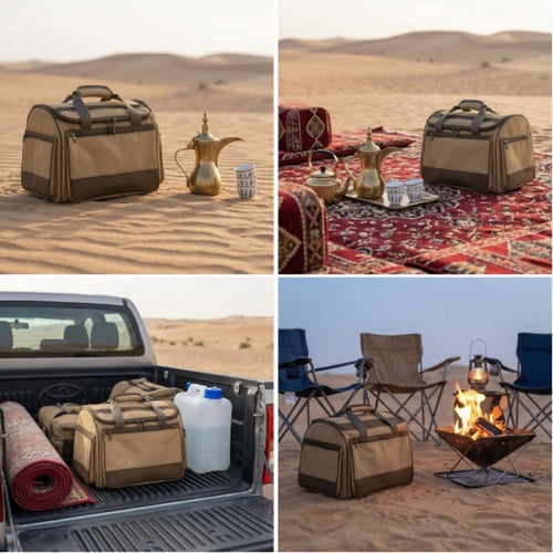 عزبة التنهات 59 لتر توفر مساحة، سهلة الحمل والتنقل...