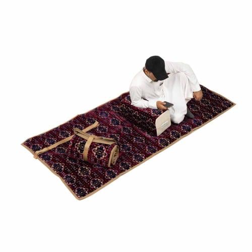 فرشة جلوس 1.6*2 م، مبطنة ومريحة في الجلوس، قماش مض...