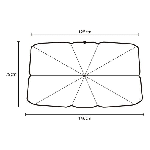 مظلة لمقدمة السيارات 1.4 * 0.79 م- تحافظ على برودة...