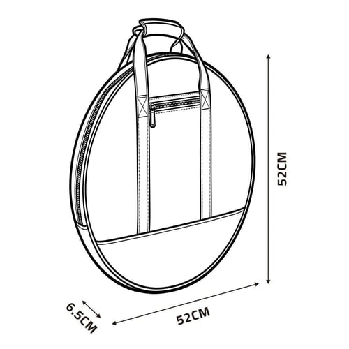 جراب صحون دورين 46*46*5.5سم- تحافظ على الصحون من ا...