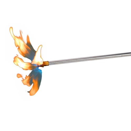 مشعل فحم وحطب بالغاز 39 سم- يضمن مسافة أمان، تحكم...